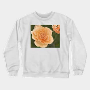 Peach Rose Crewneck Sweatshirt